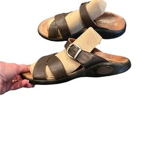 Chaco Sandals in Brown Leather
